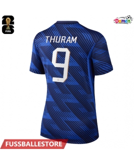 Günstige Frankreich Marcus Thuram #9 Heimtrikot Damen WM 2026 Kurzarm